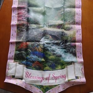 Thomas Kinkade Blessings of Spring Flag